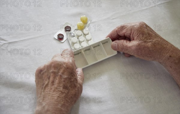 Symbol picture taking medication