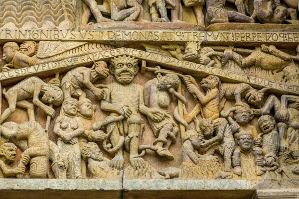 Tympanum of Sainte Foy Abbey