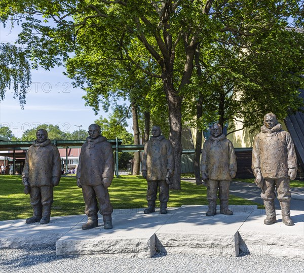 Monument of the polar explorers of the successful Norwegian South Pole Antarctic Expedition 1910-1912