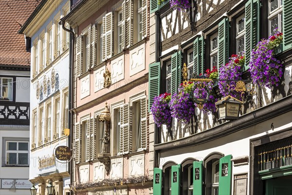 Historical house facades in the Dominikanerstrasse