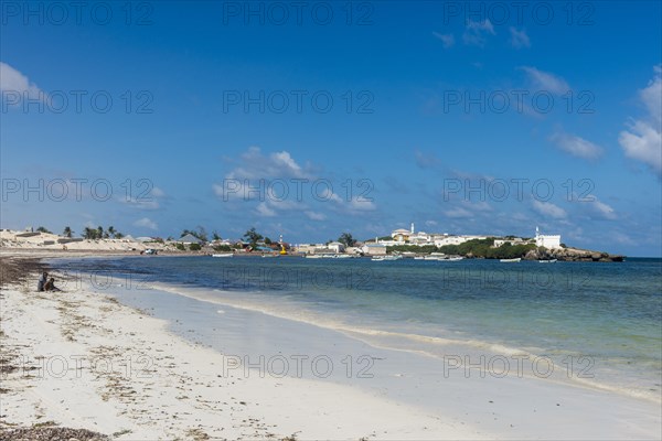 The town of Jazeera at the end of Jazeera beach