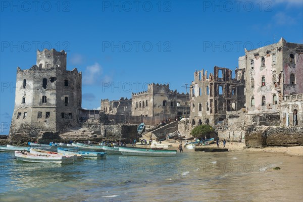 The old italian harbour with its lighthouse