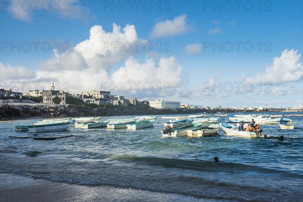 The old italian harbour of Mogadishu