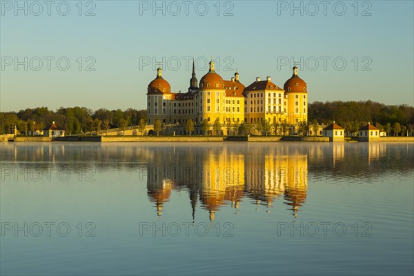 Moritzburg Castle in the morning light