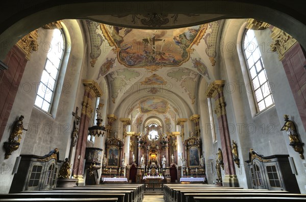 Altar room of the pilgrimage church of the Visitation of the Virgin Mary