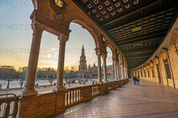 Plaza de Espana in the evening light