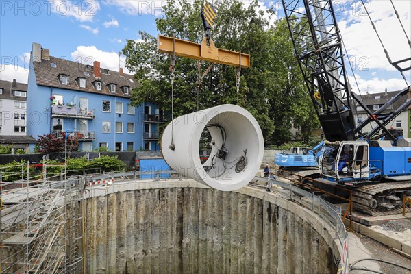 New construction of the Berne sewer