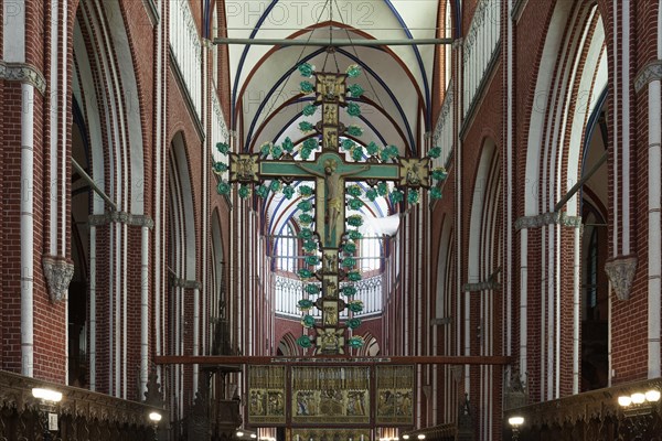 Interior with cross altar