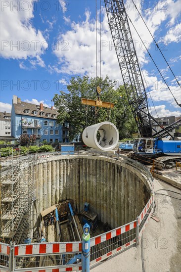 New construction of the Berne sewer