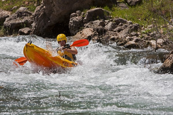 Kayaking on the Guadalquivir River