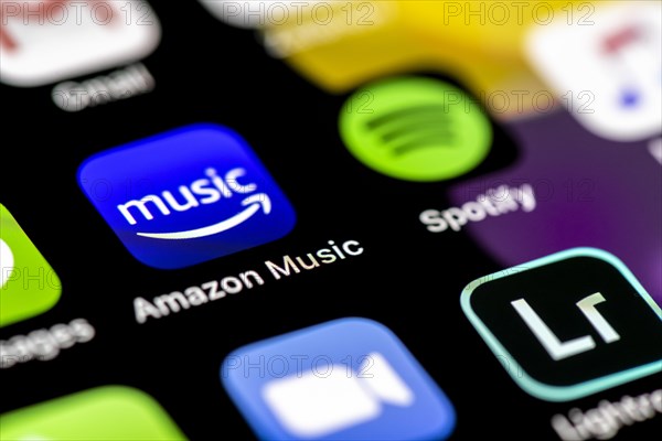 Amazon Music and Spotify