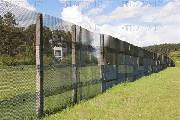 Preserved original GDR border fence from the 1970s