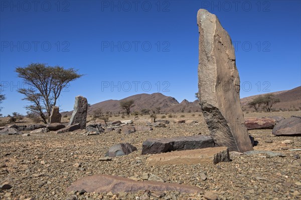 Berber cemetery in the Anti-Atlas