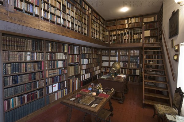 Library at the Vela de Cobos Palace