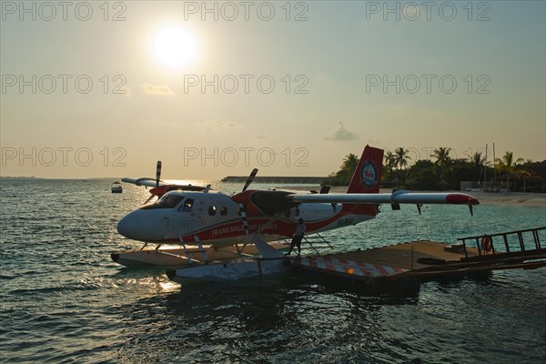 Seaplane at the jetty