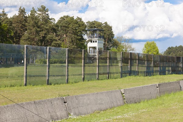 Preserved original GDR border fence from the 1970s