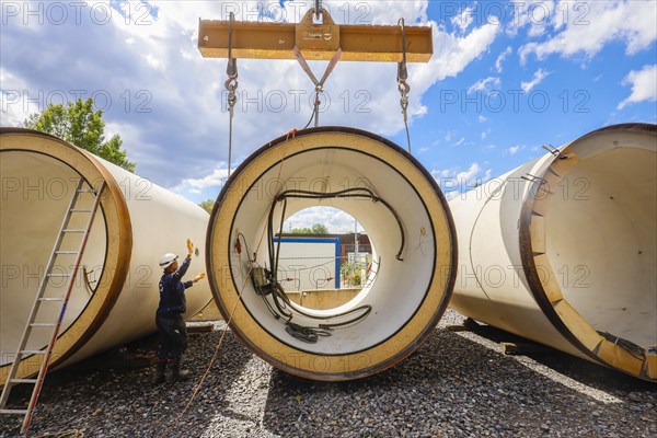 New construction of the Berne sewer