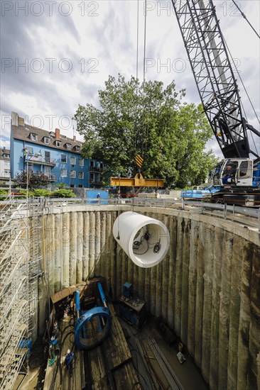 New construction of the Berne sewer