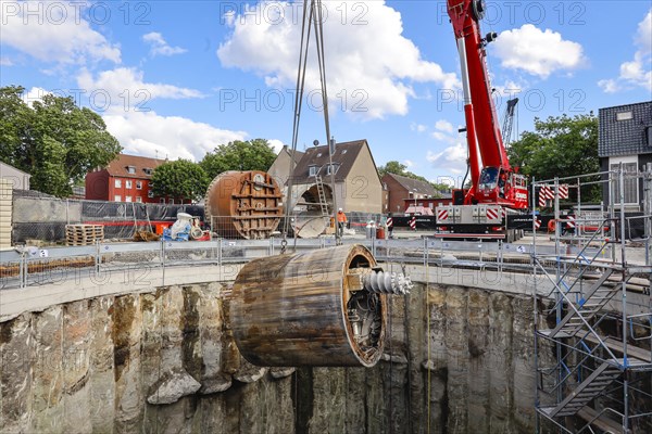 New construction of the Berne sewer