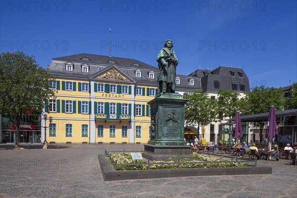 Beethoven Monument and Main Post Office