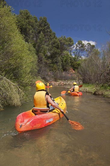 Kayaking on the Guadalquivir River