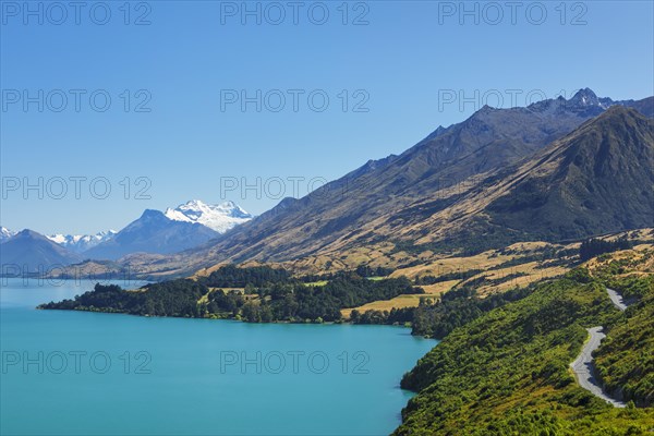 Lake Wakatipu with Mount Earbslaw