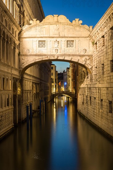 Bridge of Sighs in the evening