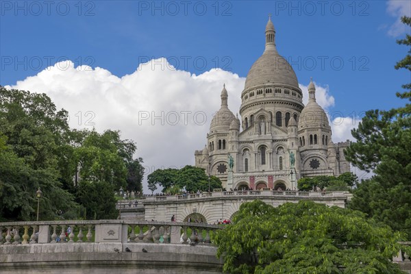 Basilica Sacre-Coeur and Louise-Michel-Square