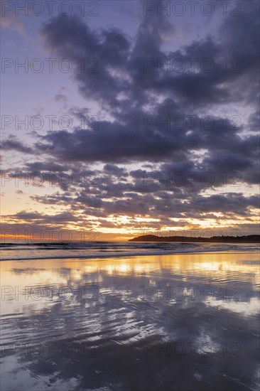 Moeraki Beach at sunrise