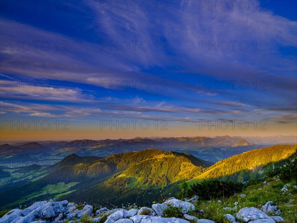 Evening twilight at the Kehlstein