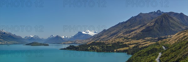 Lake Wakatipu with Mount Earbslaw