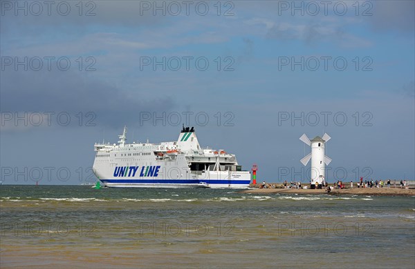 Mill beacon with ferry