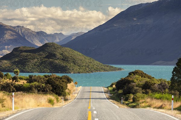 Road at Lake Wakatipu