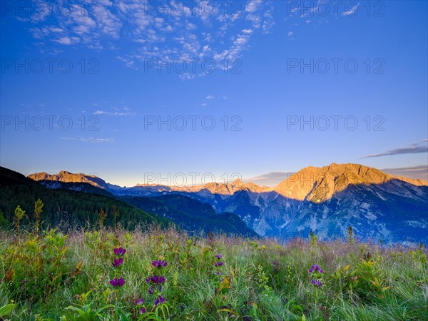 Berchtesgadener Alps at sunrise