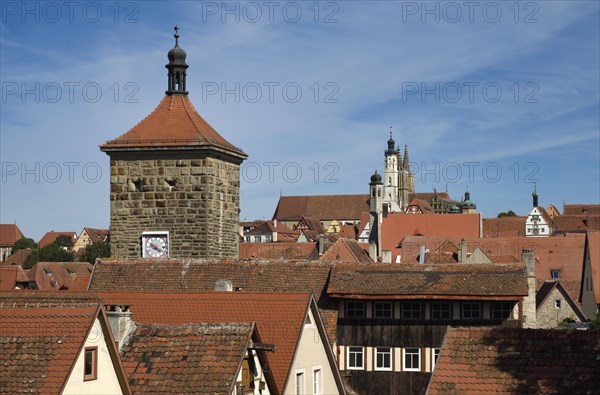 View from the city wall to Sieberstor