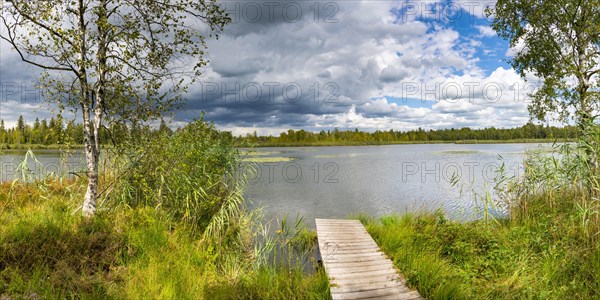 Footbridge at Lake Riedsee