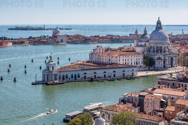 View of the church Santa Maria della Salute Canal Grande and Dorsoduro