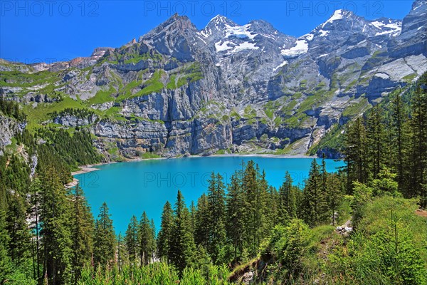 Oeschinensee with Blueemlisalp