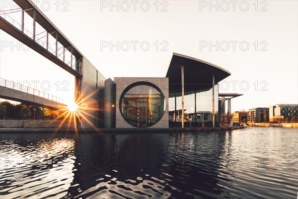 Sunrise with Spree and Marie Elisabeth Lueders House