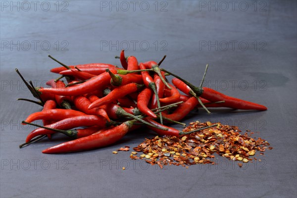 Chilli peppers and chilli flakes