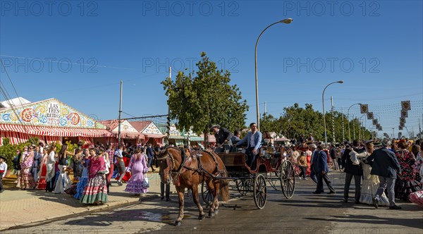 Street with casetas