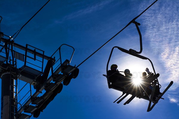 Chairlift of Lioran ski resort