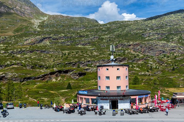 Simplon Pass cafe