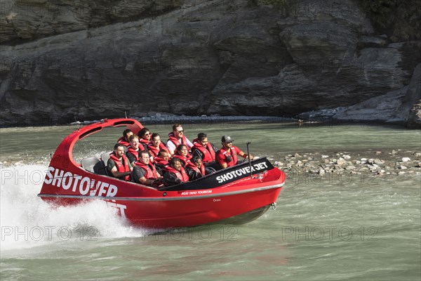 Jet boat on the Shotover River