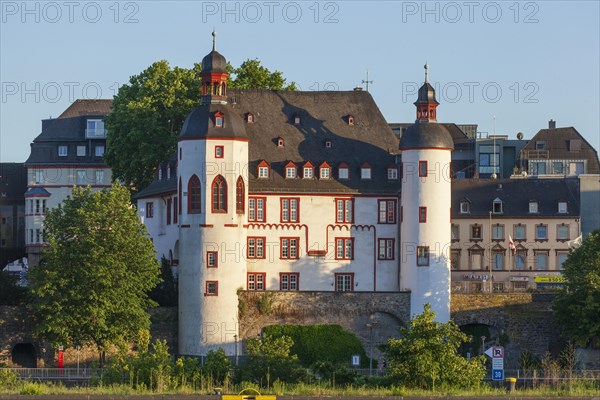 Old castle in the evening light