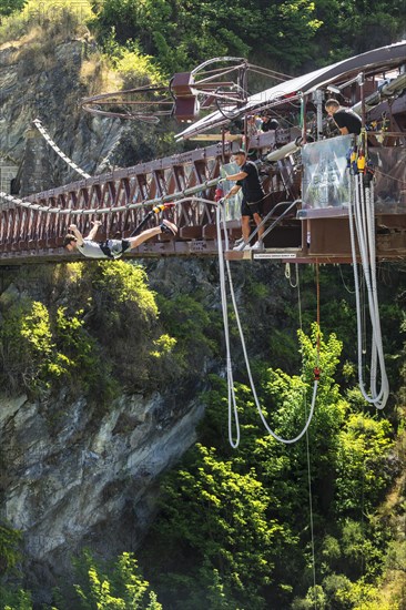 Bungee Jumping from Kawarau Bridge