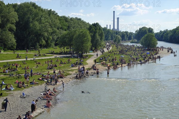 Bathing pleasure on the Isar