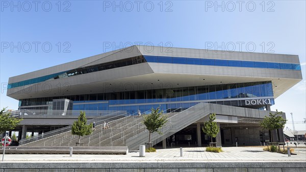 Modern polygonal cultural centre and library Dokk1