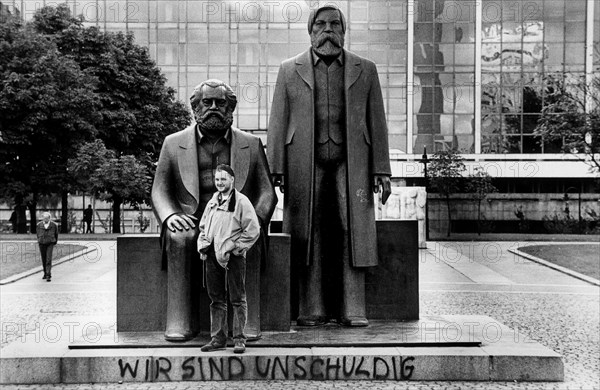Marx Engels Monument at the Marx Engels Forum