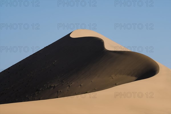 A unique dune in the Gobi Desert